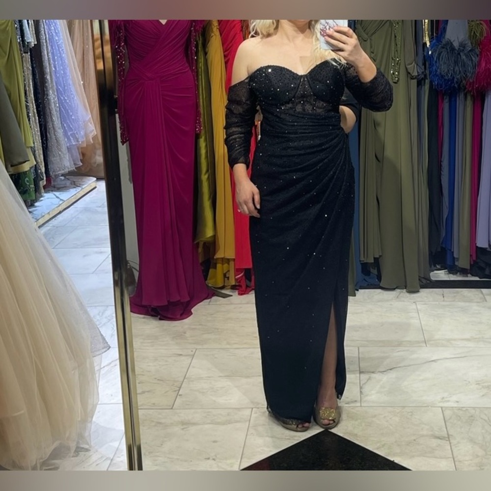 Black event gown